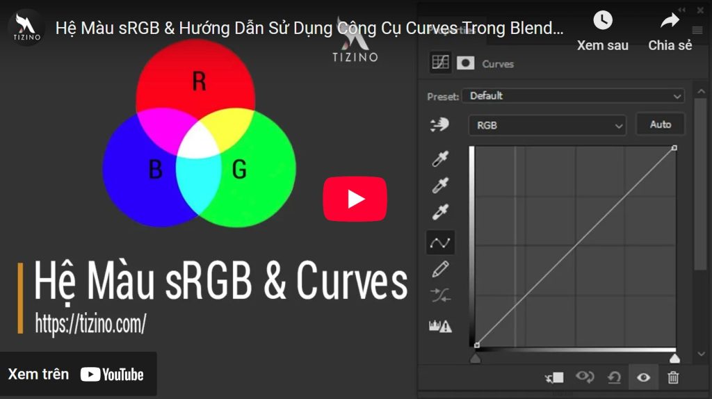 Hệ Màu sRGB & Công Cụ Curves