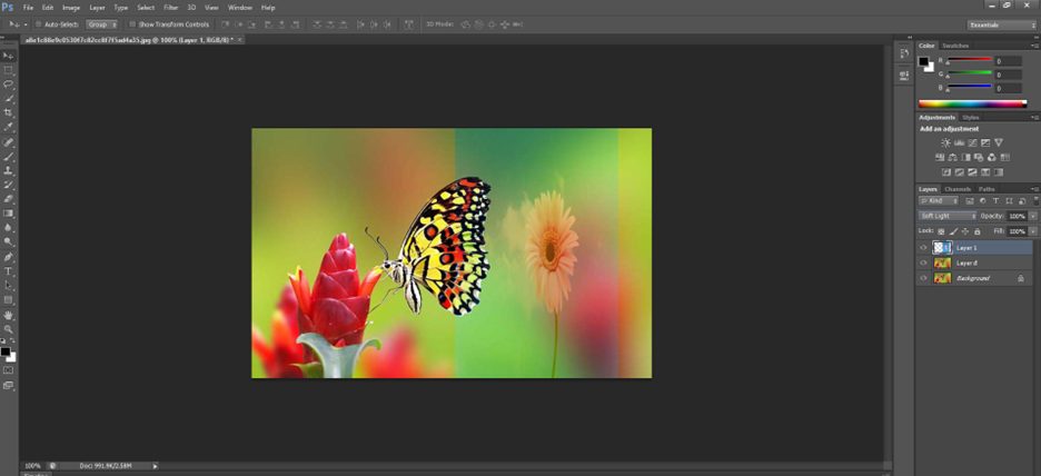 Nhóm chế độ Contrast gồm 7 chế độ Blending