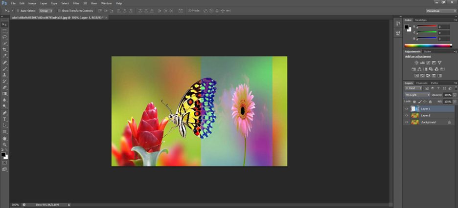 Nhóm chế độ Contrast gồm 7 chế độ Blending